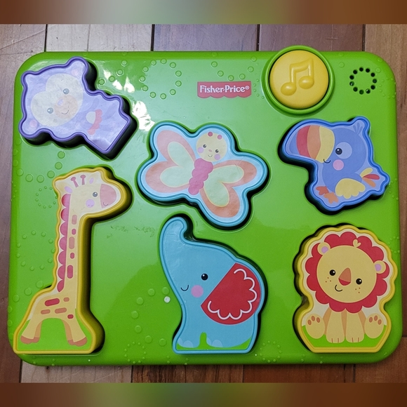 Melissa & David Wood Puzzle and Jungle Puzzle w Audio - Picture 4 of 4